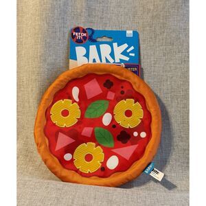 Bark Barkbuster Movie Night Hawhine Pizza Dog Toy, NEW WITH TAGS, 10 INCHES
